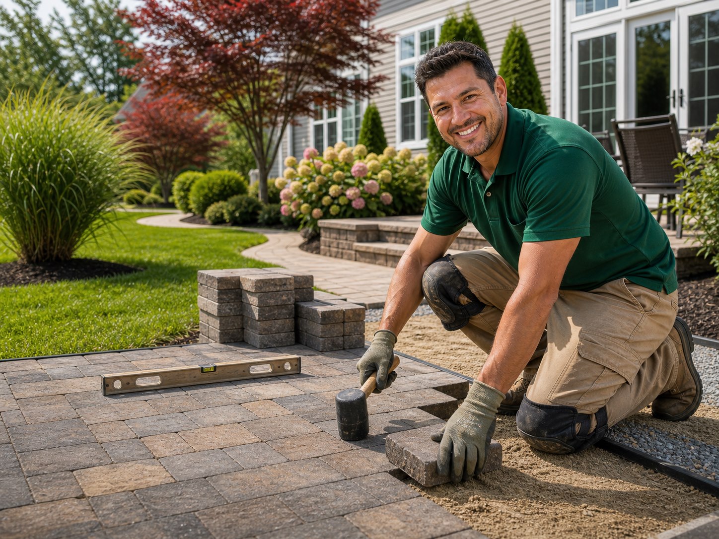 Professional paver installation service